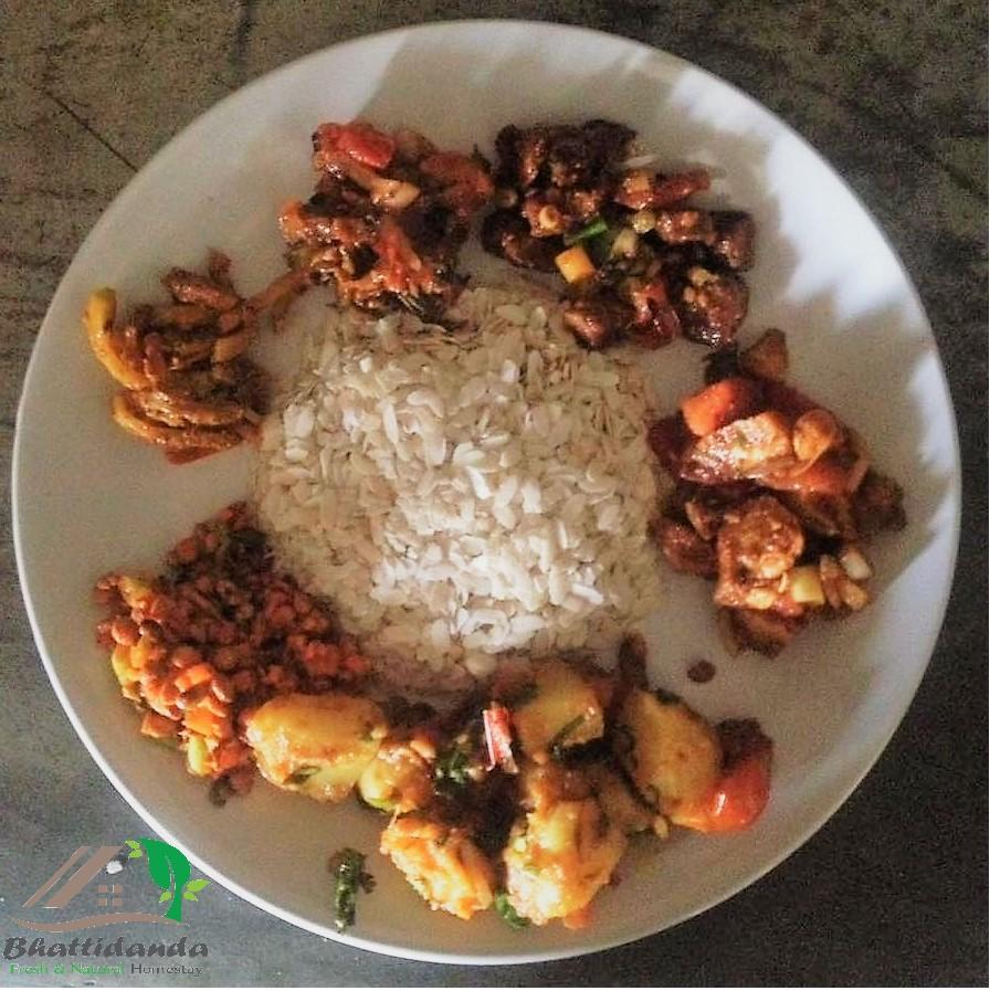 Bhattidanda Fresh & Natural Homestay دهوليكهيل المظهر الخارجي الصورة